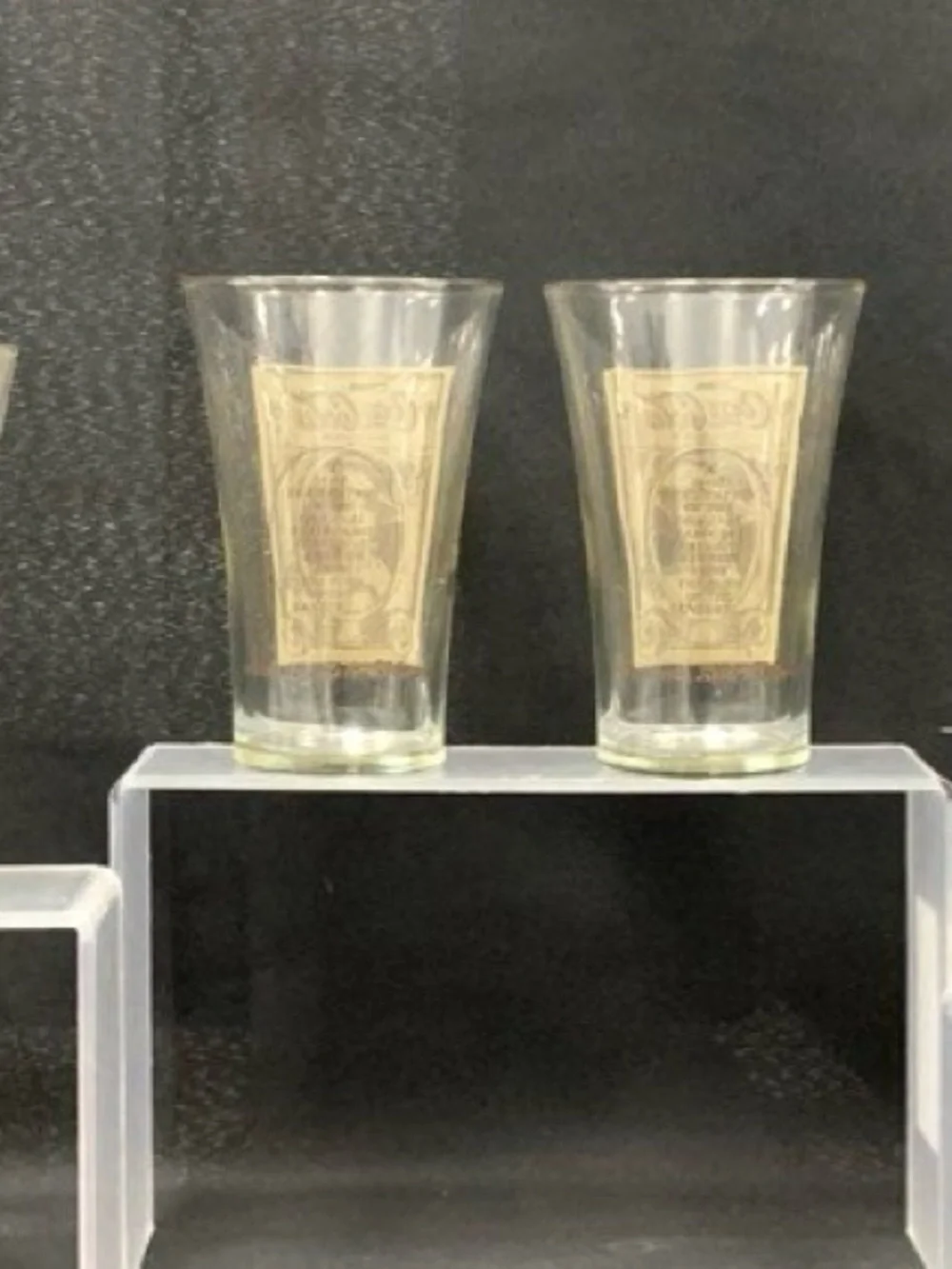 Coca Cola Set Of 6 Vintage Logo Flair Glass Cups Iconic Design Collectible